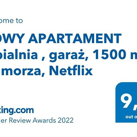 "Nowy Apartament" Sypialnia , Garaz, 1500 M Od Morza, Netflix Gdansk Luaran gambar