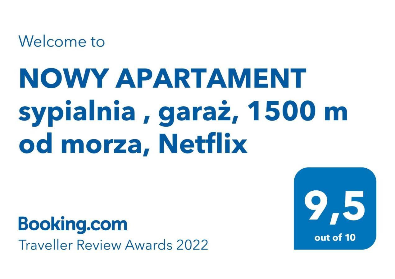 "Nowy Apartament" Sypialnia , Garaz, 1500 M Od Morza, Netflix Gdansk Luaran gambar